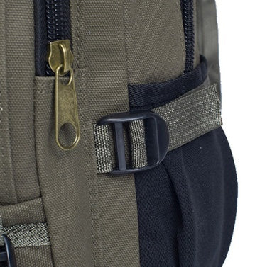 Men's Canvas Backpack Student Bags