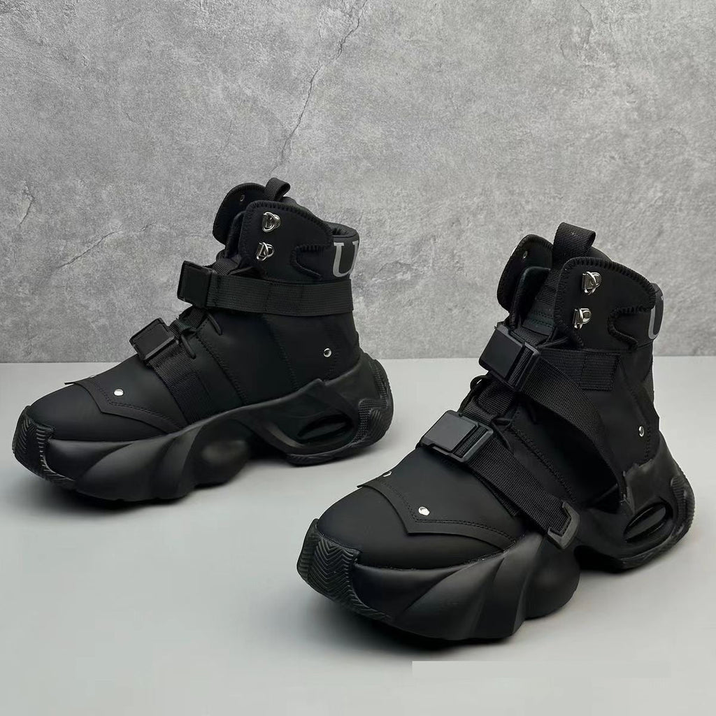 High-top Men's Shoes Wear-resistant Fashion Boots Sports Shoes