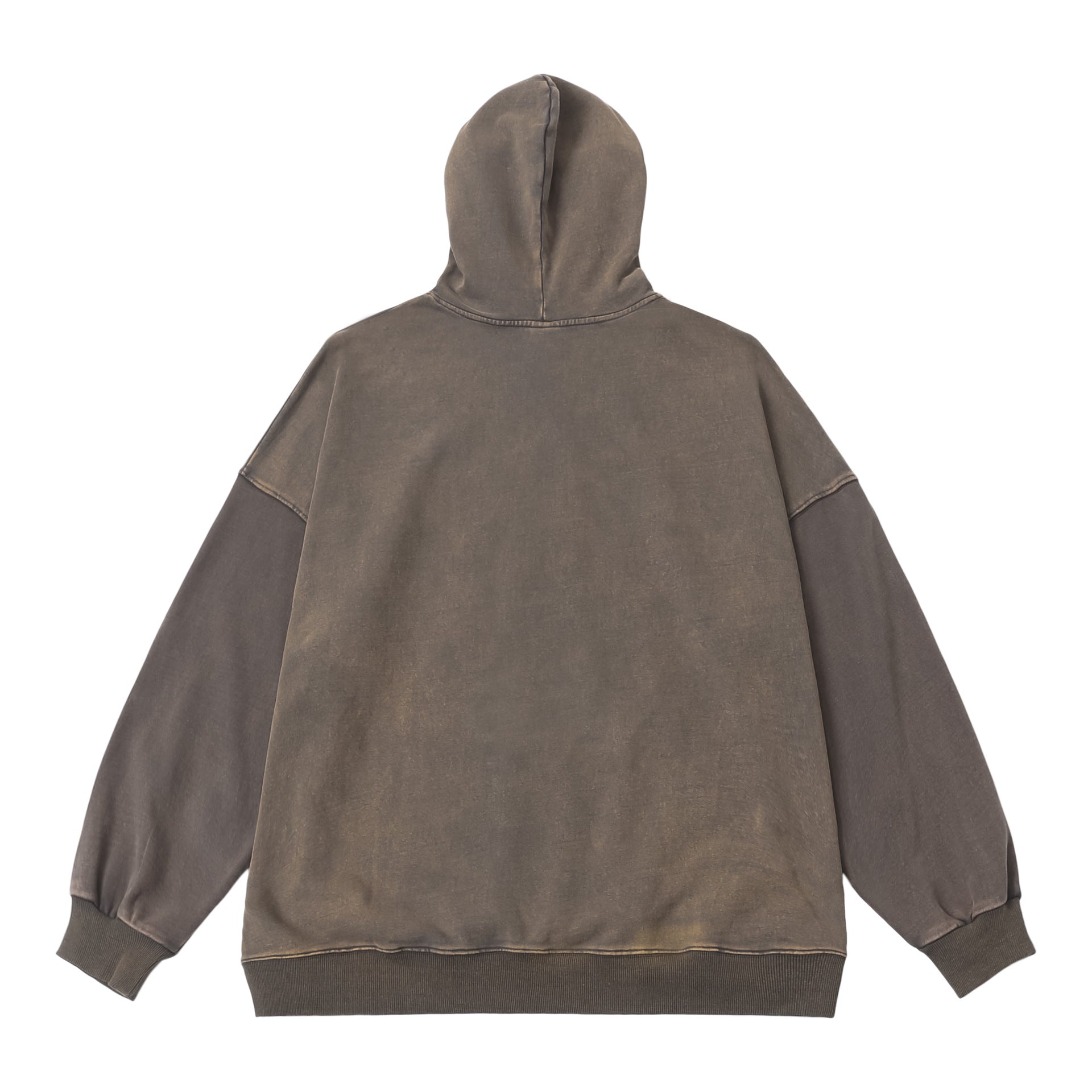 Distressed Washed Hooded Sweater For Men