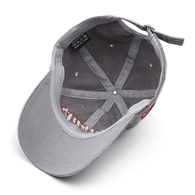 Letter Embroidery Baseball Cap
