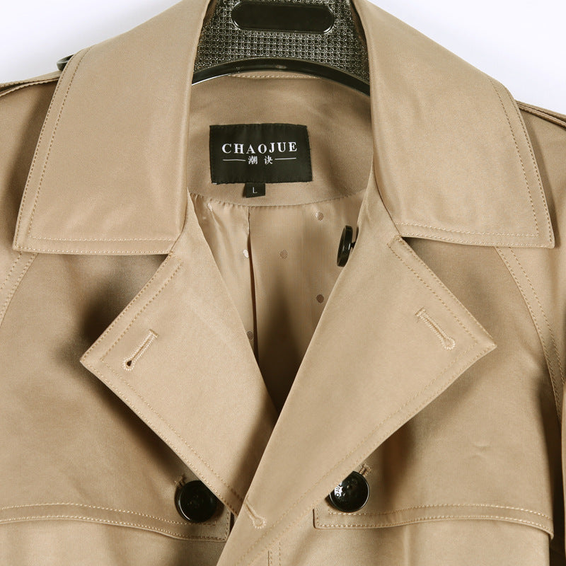 Men's Double-breasted Coat