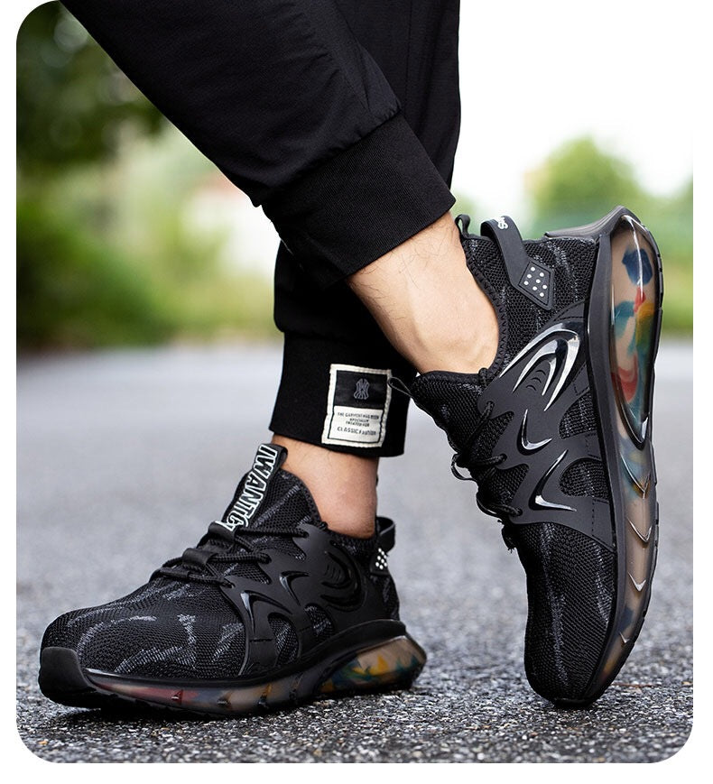 Steel Toe Cap Anti-smashing And Anti-penetration Soft Bottom Sports Anti-slip Safety Shoes