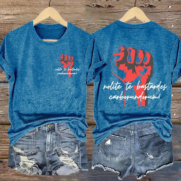 3D Digital Printing Women's V-neck T-shirt