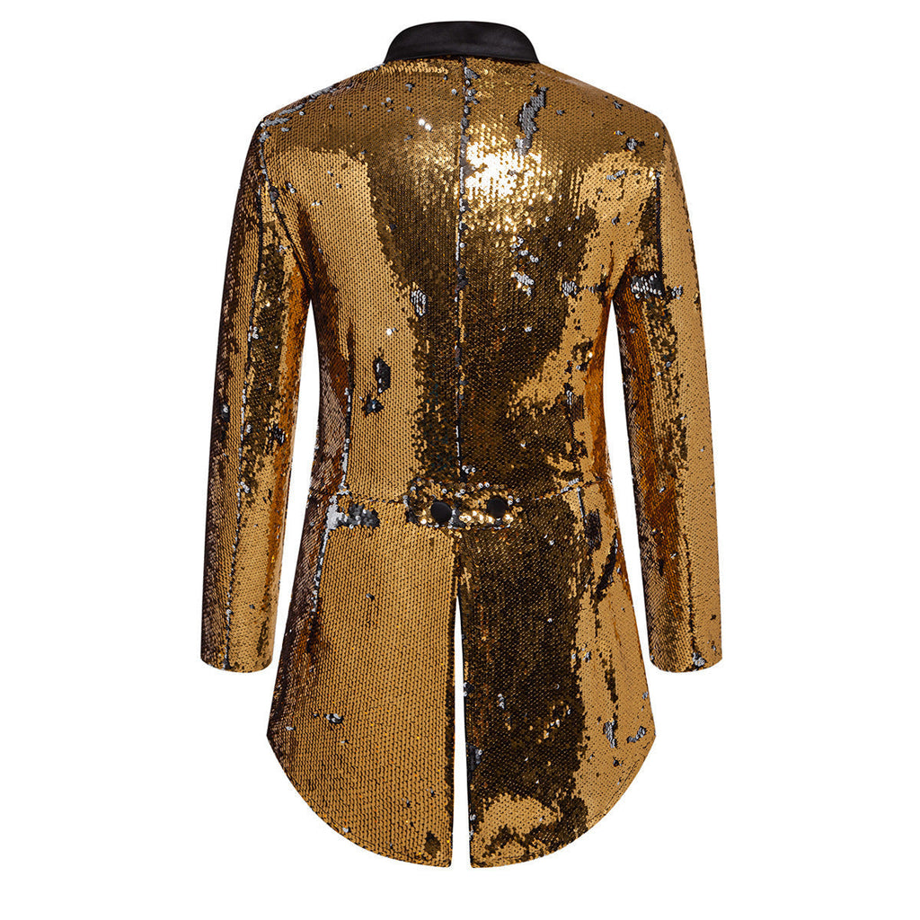 Men's European And American Sequin Performance Suit Jacket