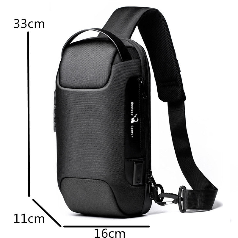 Anti-theft Shoulder Bags Chest Bag Pack For Male