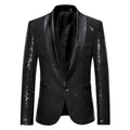 Men's Plus Size Casual Dance Sequined Suit