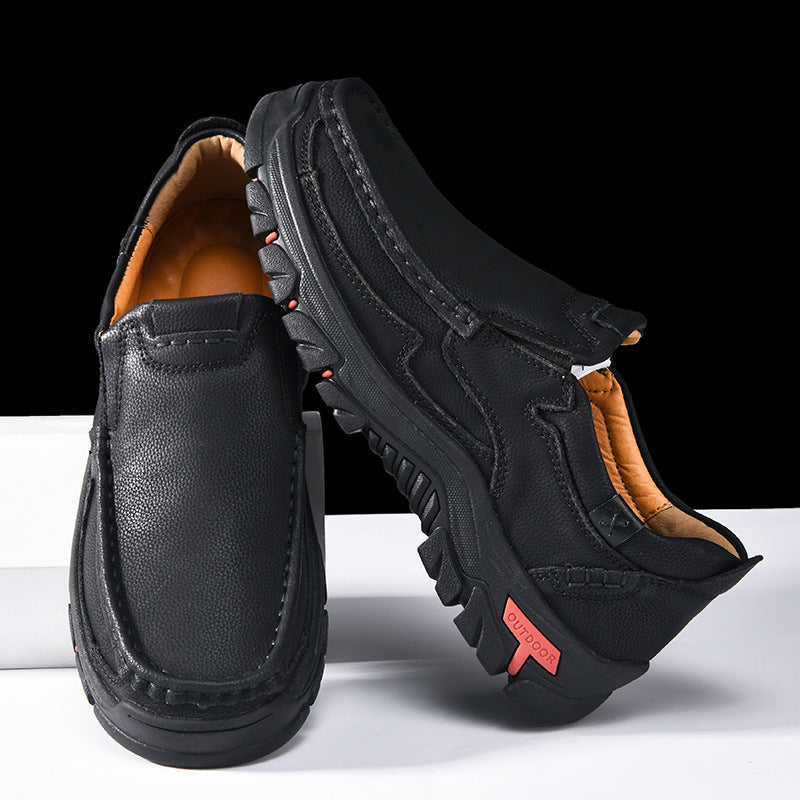 Men's Plus Size Casual Loafers Non-slip Breathable Latex Insole