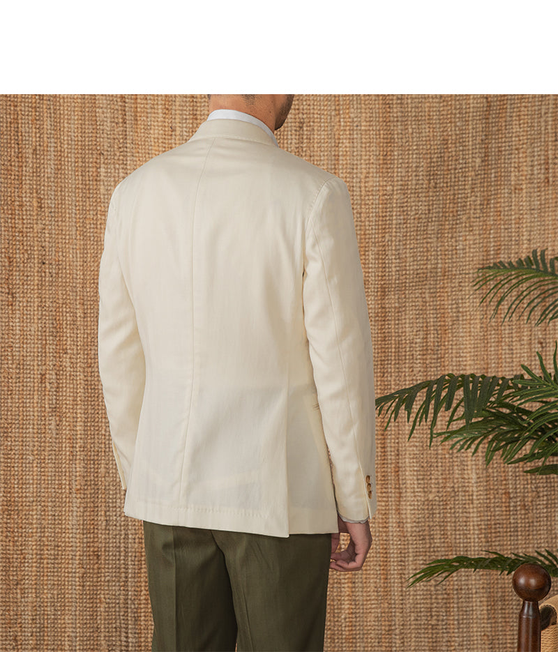 Linen Cotton Half Lining Lightweight Casual Suit NAPOLI Breathable Suit