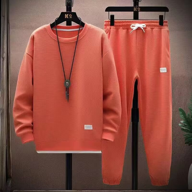 Men's Autumn New Leisure Sports Long Sleeve sweater & Trousers set