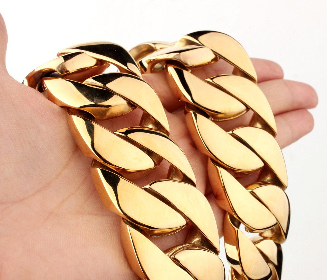 Men's Vacuum Plating Casting Necklace