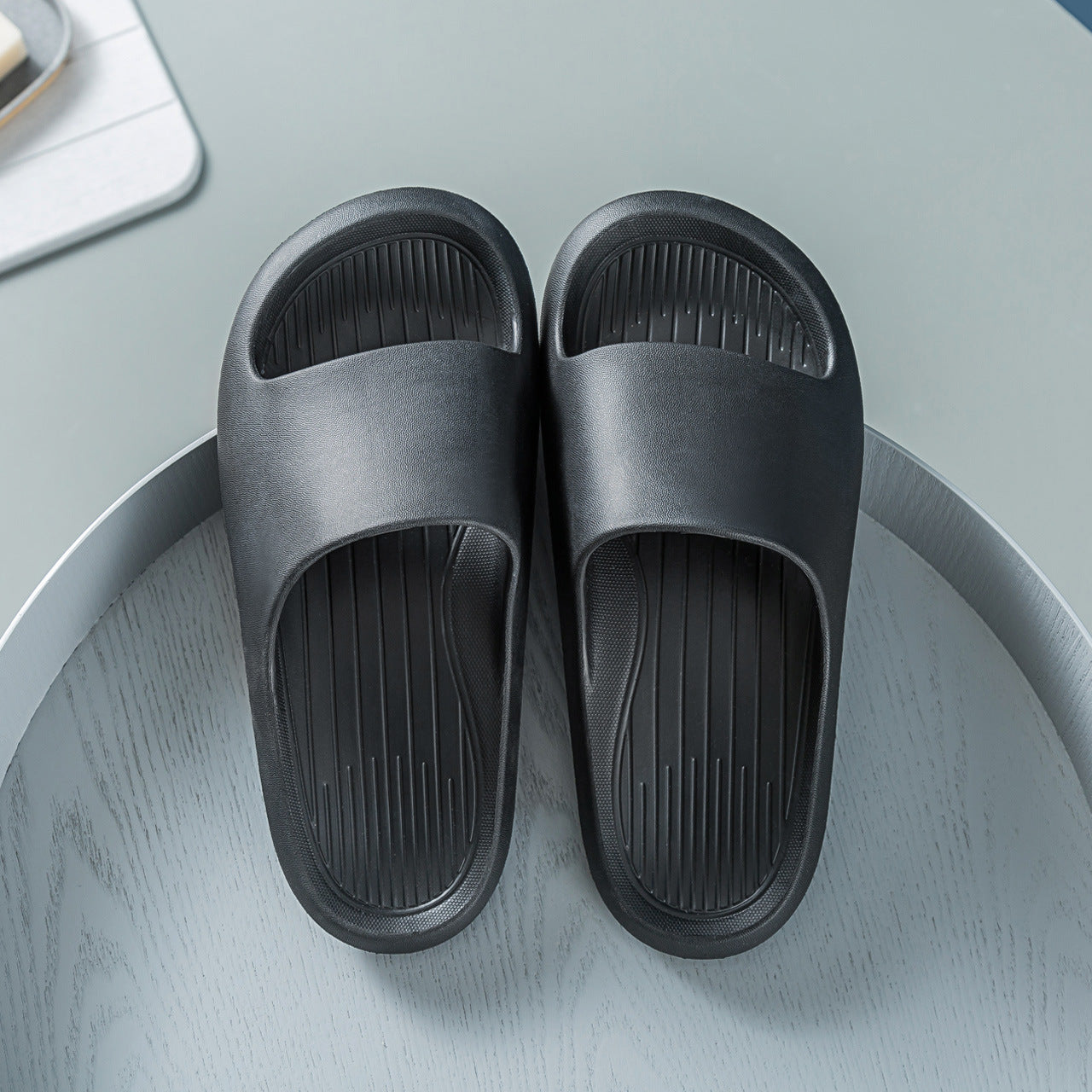 Indoor Bathroom Bathing Soft Bottom Simple Household Non-slip Sandals And Slippers