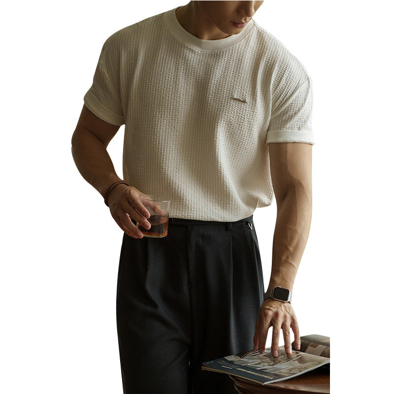 Business Casual Anti-wrinkle Short-sleeved T-shirt