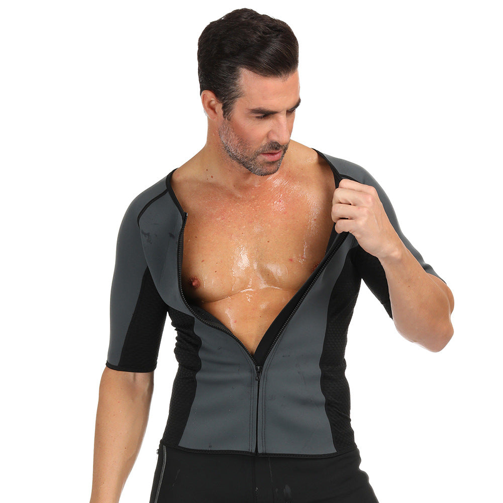 Sweat suit sports fitness vest