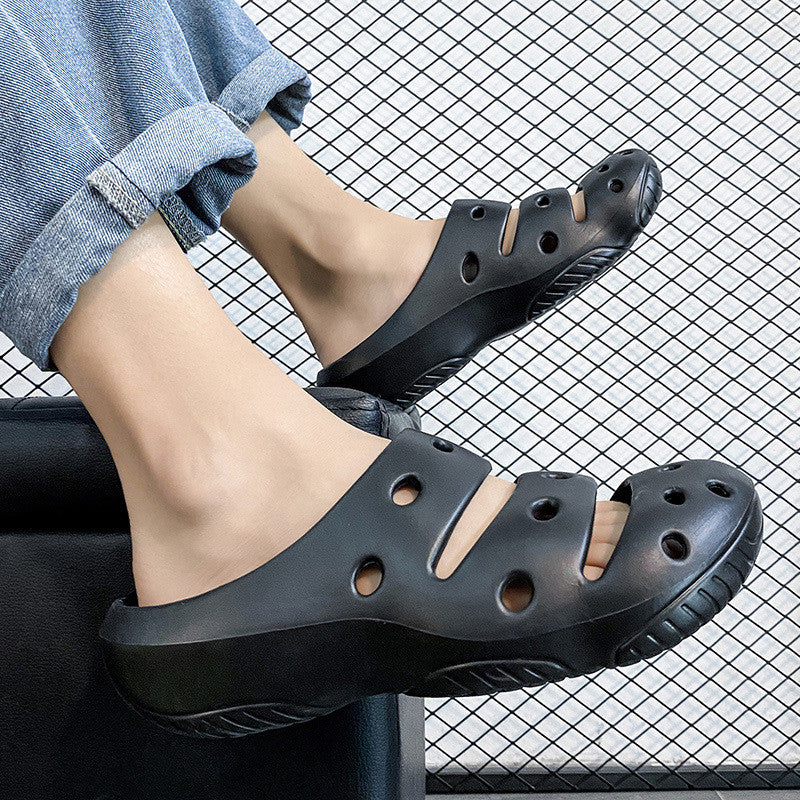 Fashionable Breathable Home Men's Hole Shoes