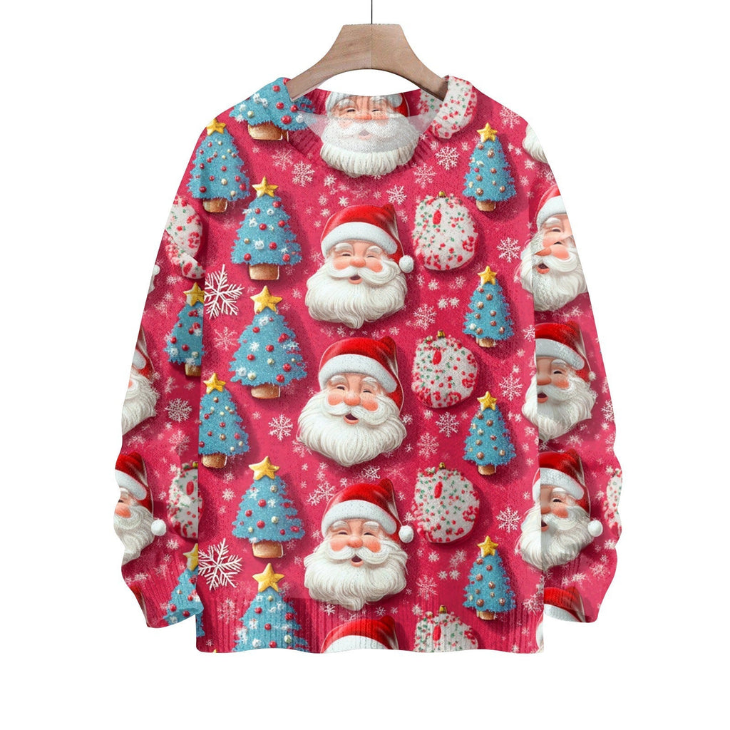 3D Digital Printing Men's And Women's Round Neck Sweater