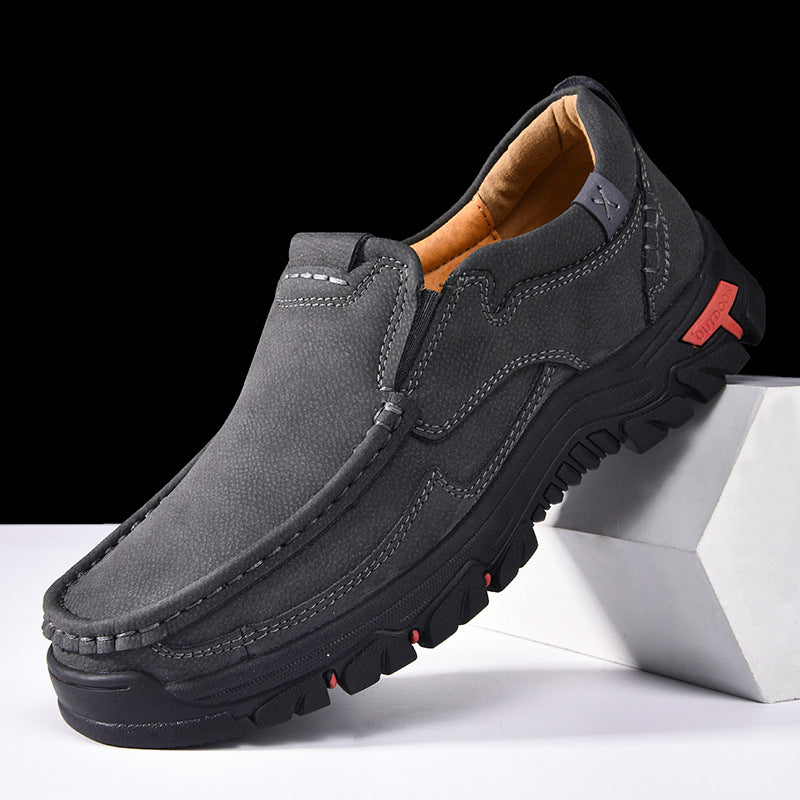 Men's Plus Size Casual Loafers Non-slip Breathable Latex Insole