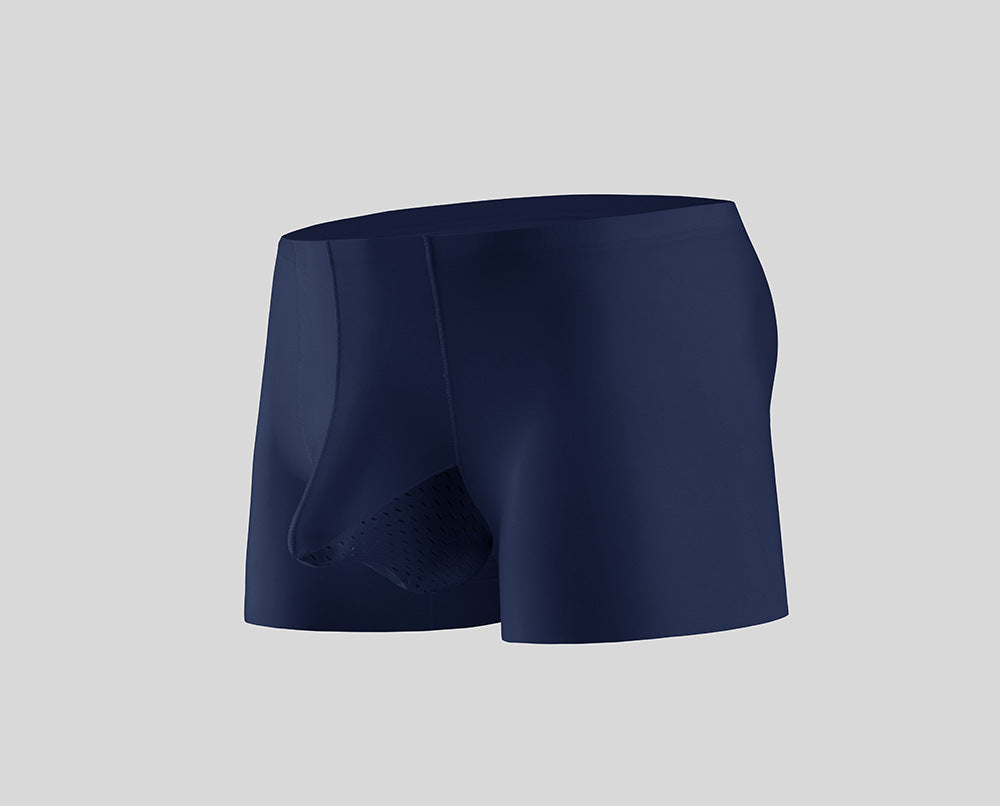 Ice Silk Separation Mesh Quick-drying Breathable Trunk Underpants Bullet Separation Boxers