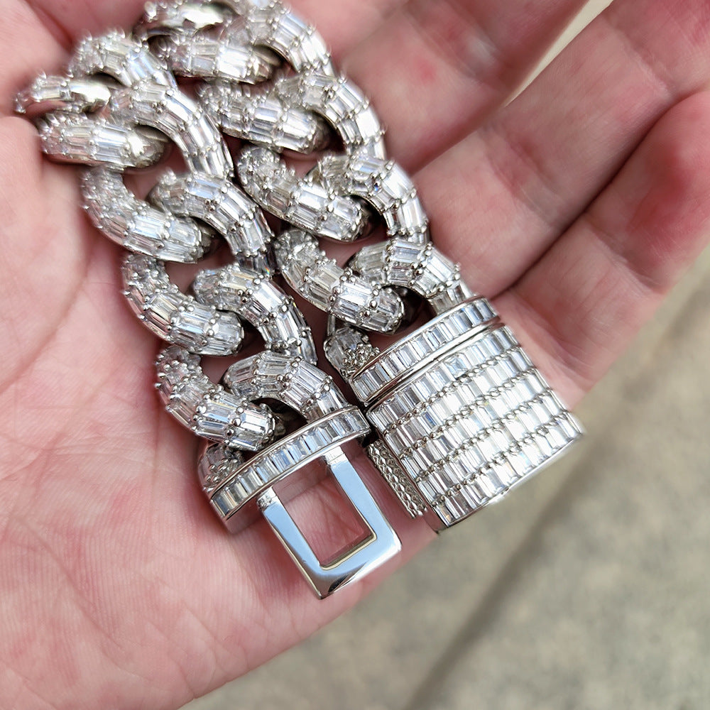 21mm Men's Hip Hop Flap Cuban Necklace