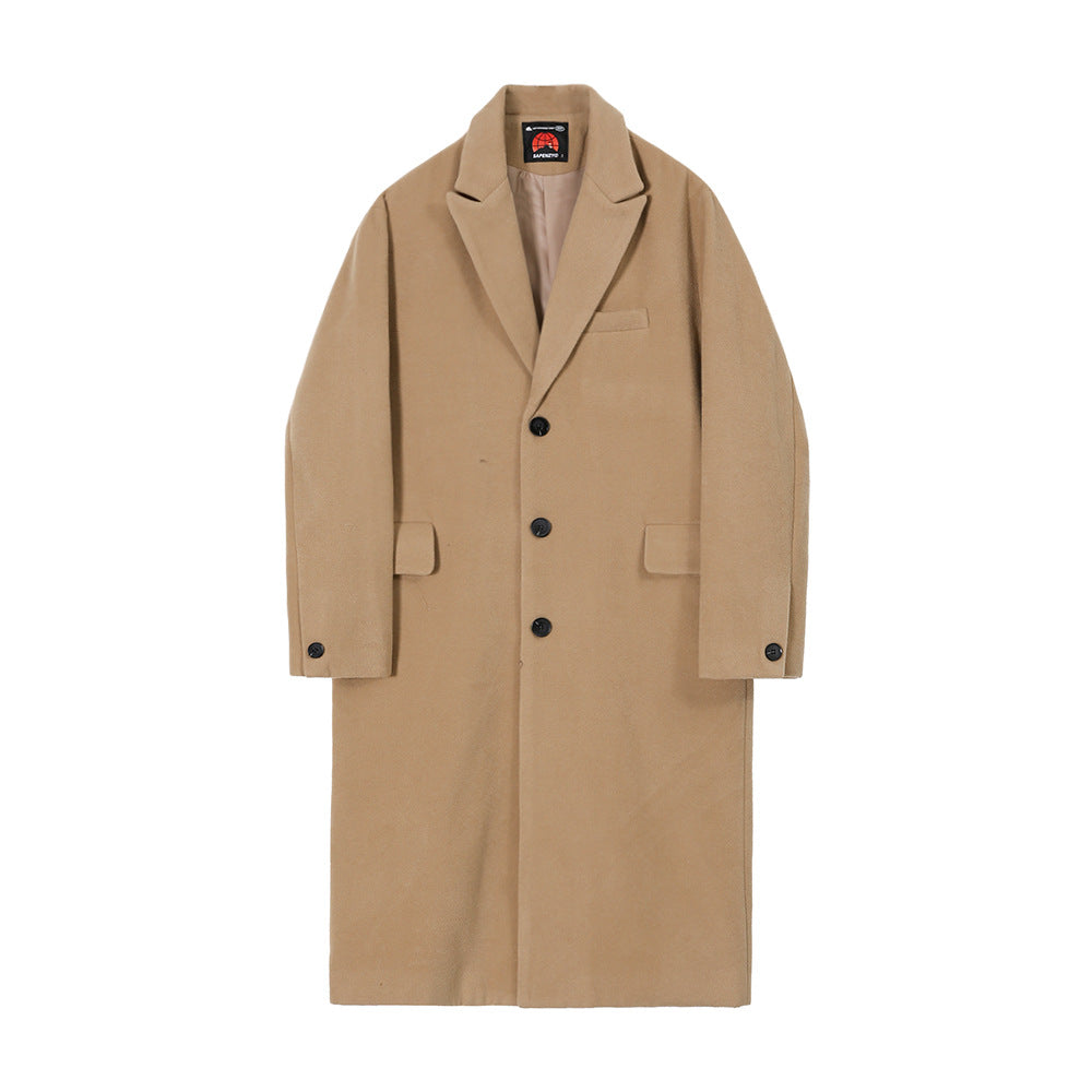 Men's Fashion Personality British Trench Fabric Jacket