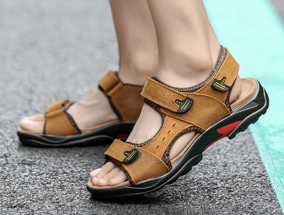 Casual summer sandals men's shoes plus size