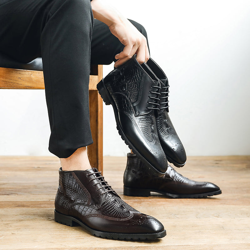 Doc Martens For Men Comfortable Breathable Cowhide