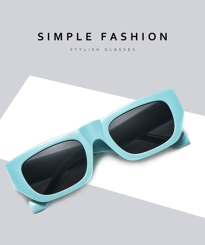 Brown Sunglasses Fashion Personality Street Shooting