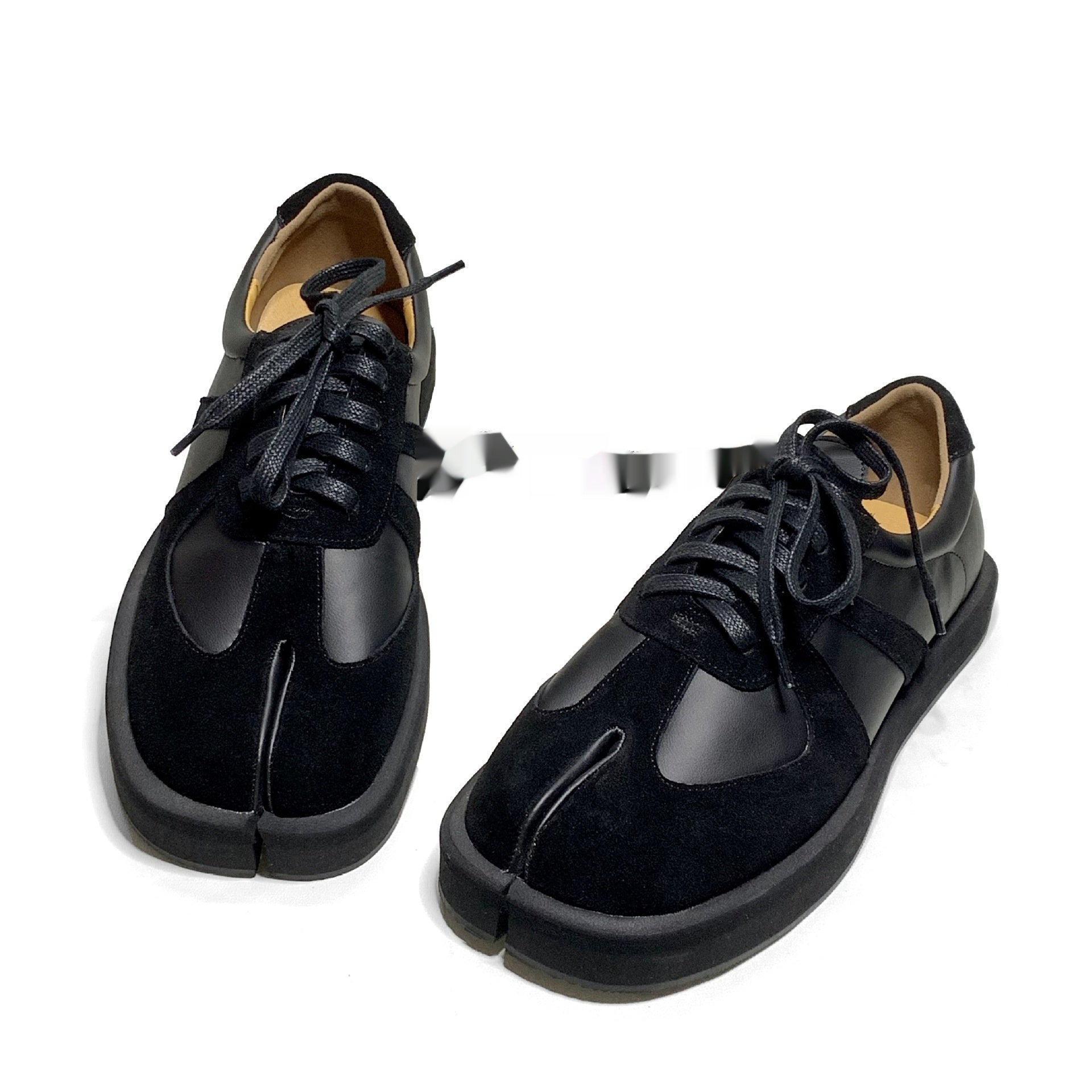 New Step Show Men's And Women's Same Spring And Summer Split Toe German Training Shoes Ninja Shoes Gray Whiteblack