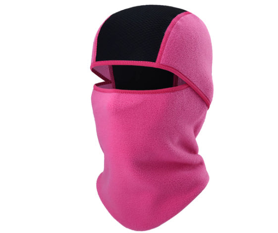 Winter Fleece-lined And Thickened Ski Hood, Windproof And Cold-proof Motorcycle Face Mask