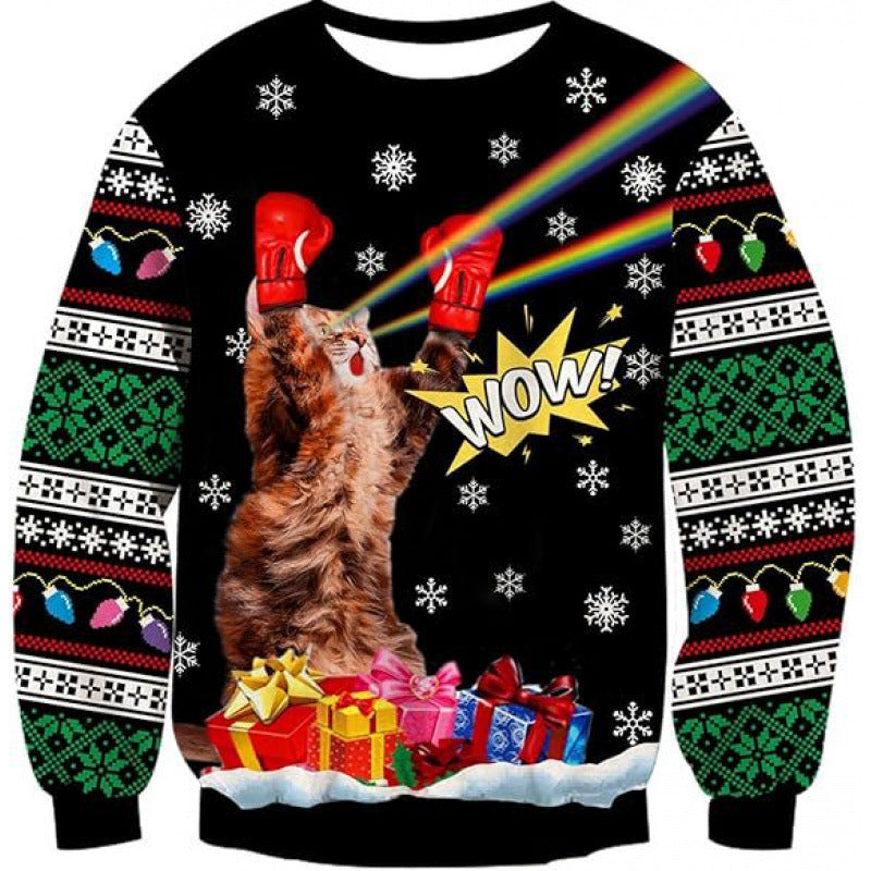 Christmas Tree Style Old Man Dance Dress Up Sweater