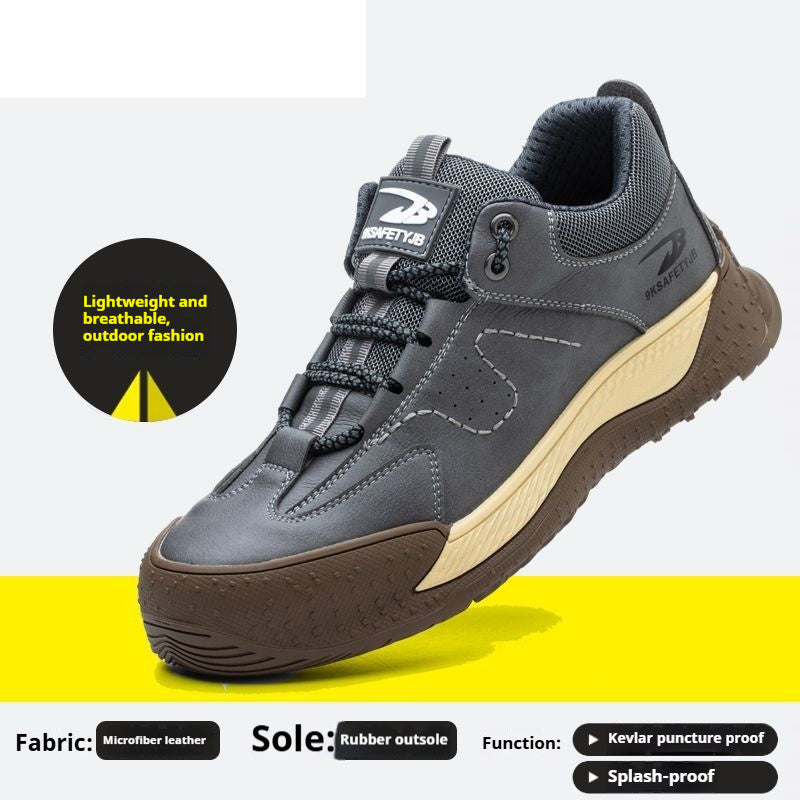 Flyknit Safety Comfortable Breathable Work Shoes