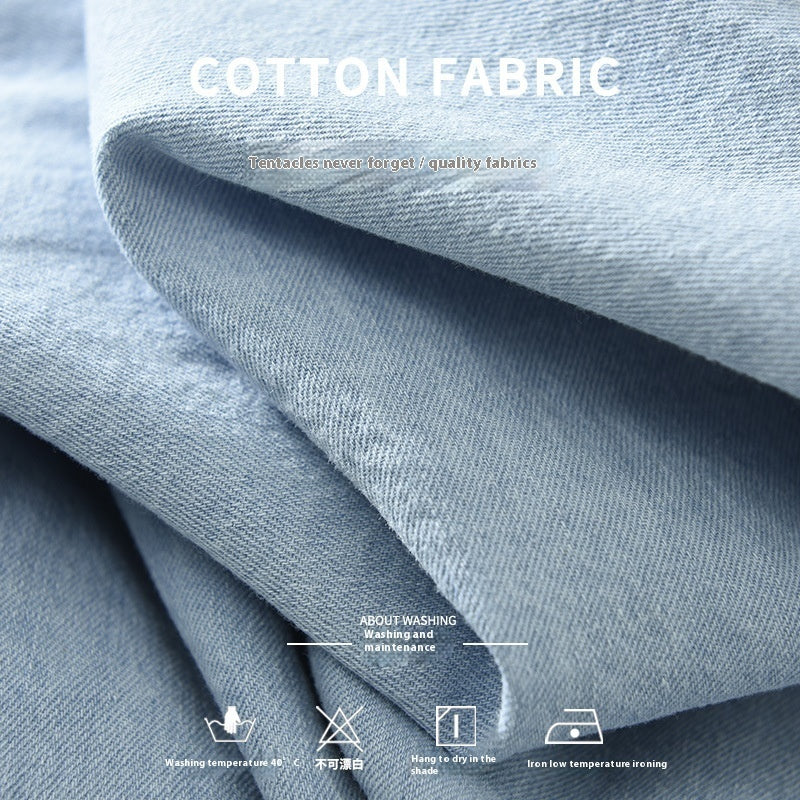 Artistic Denim Long Sleeve Loose Casual shirt