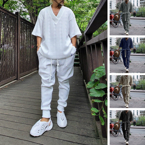 Casual Sweater Suit Men's