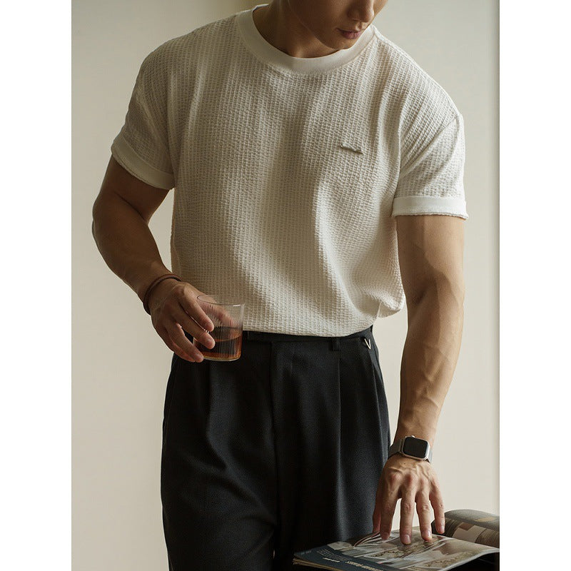 Business Casual Anti-wrinkle Short-sleeved T-shirt