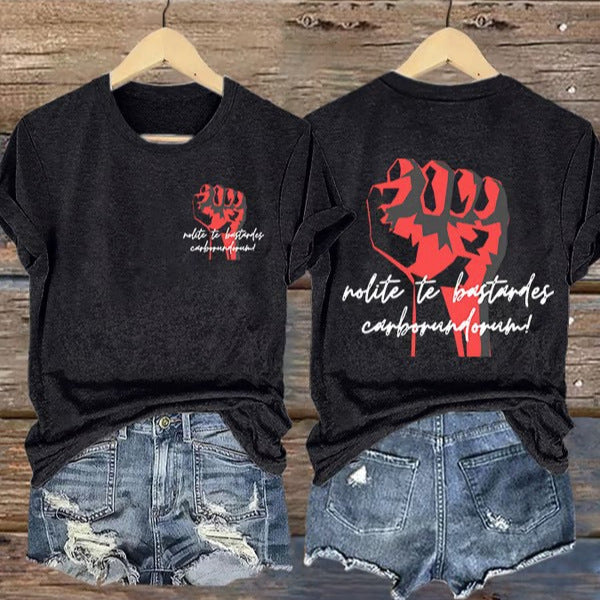 3D Digital Printing Women's V-neck T-shirt