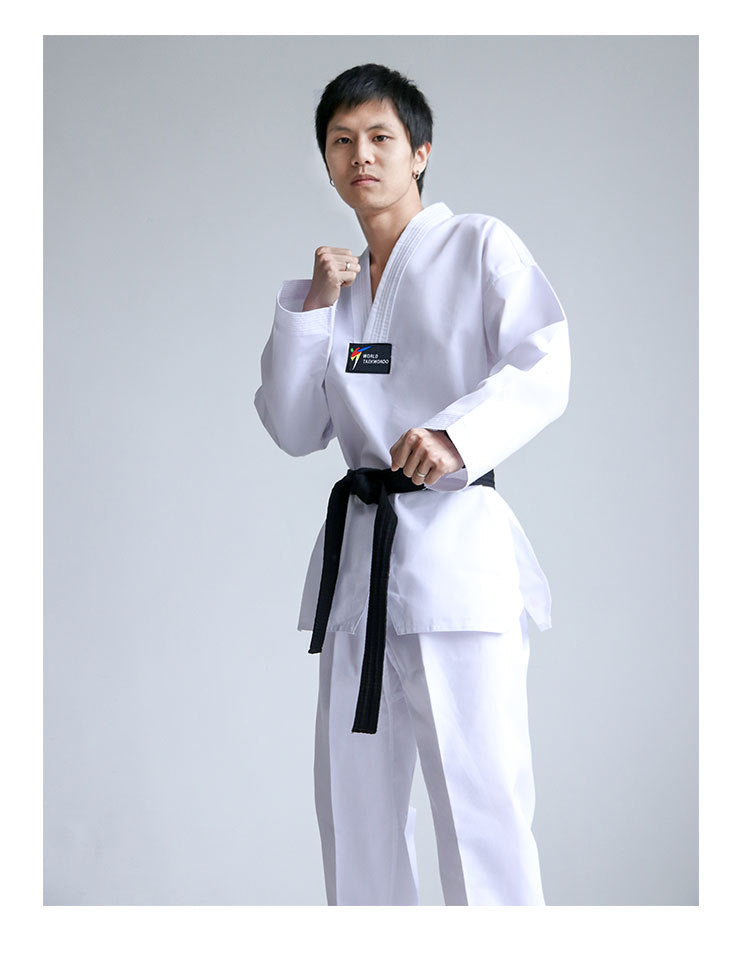 Boxing Uniform Taoist Robe Beginner Short Sleeve Training Clothes Clothing Embroidered