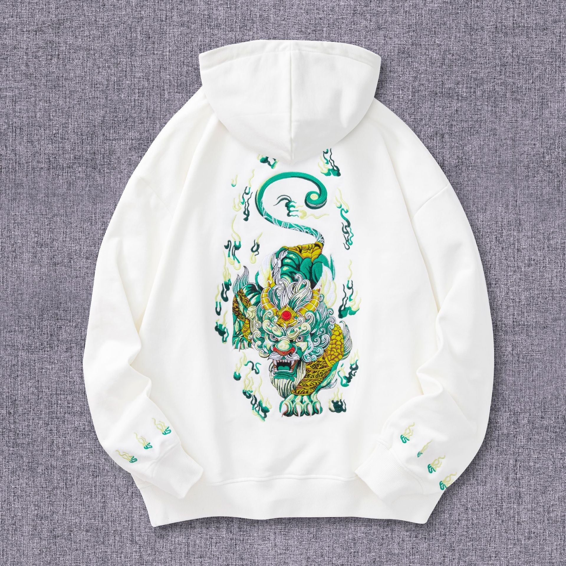 Men's Casual Heavy Embroidered Hoodie