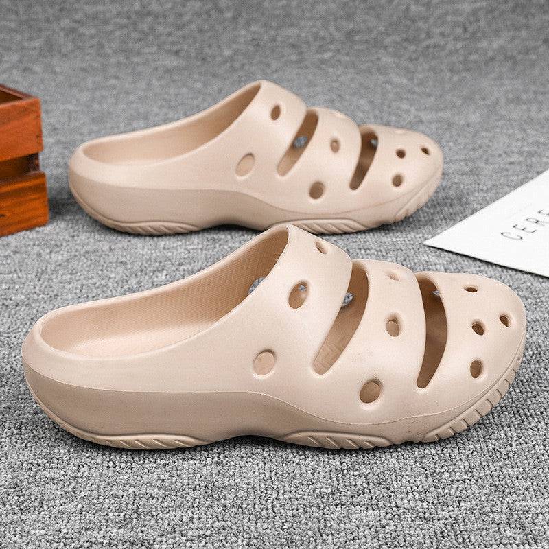 Fashionable Breathable Home Men's Hole Shoes