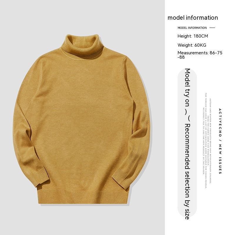 Winter Inner Wear Men's Casual Slim Bottoming Shirt