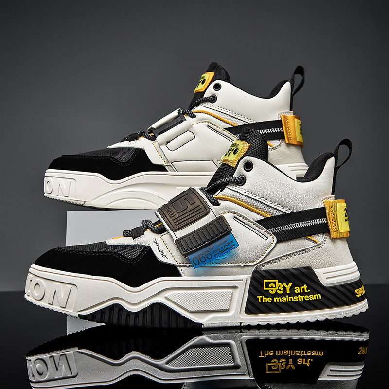 Men's Velcro Casual Sports Color Matching Shoes