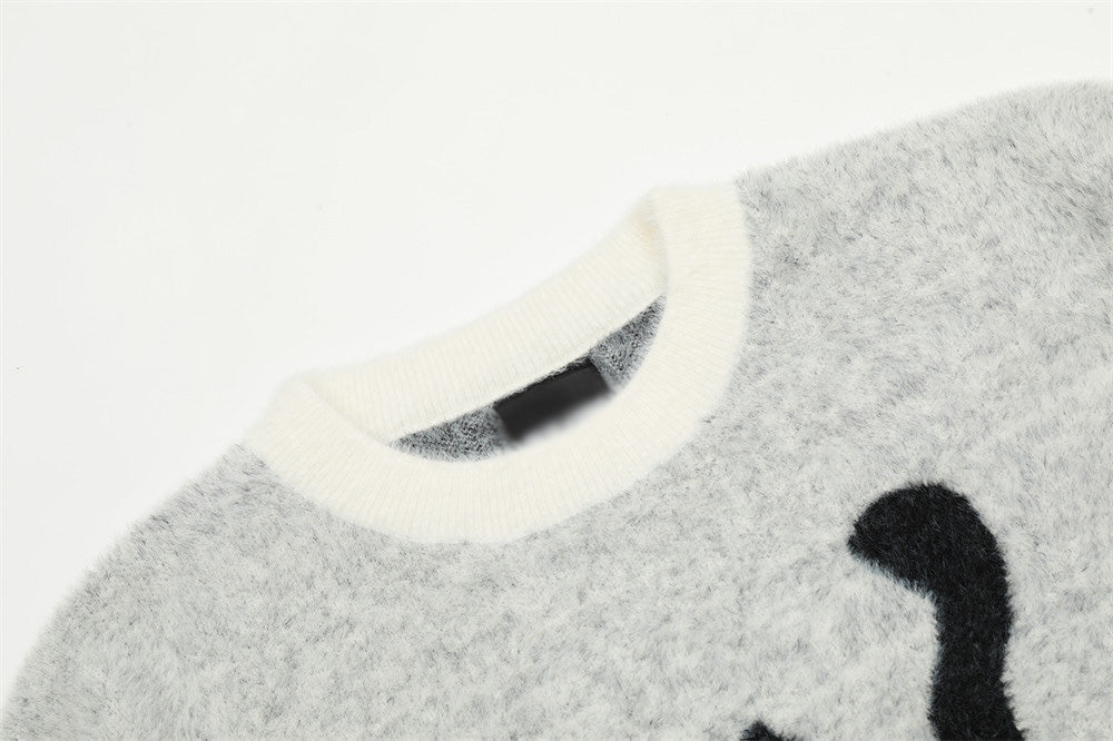 Fashion Embroidered Knitwear Sweater Men