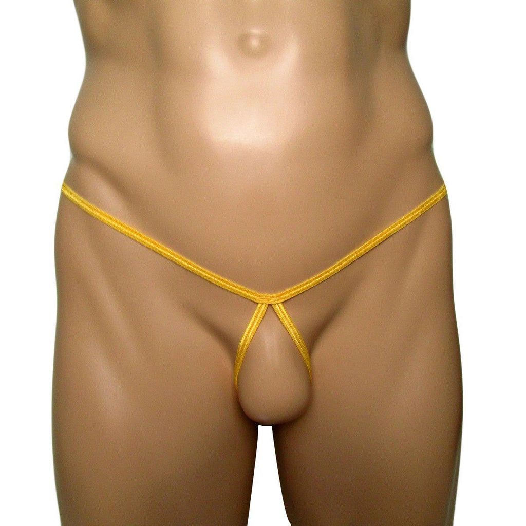 Men's Low Waist Bandage Candy Solid Color Underwear