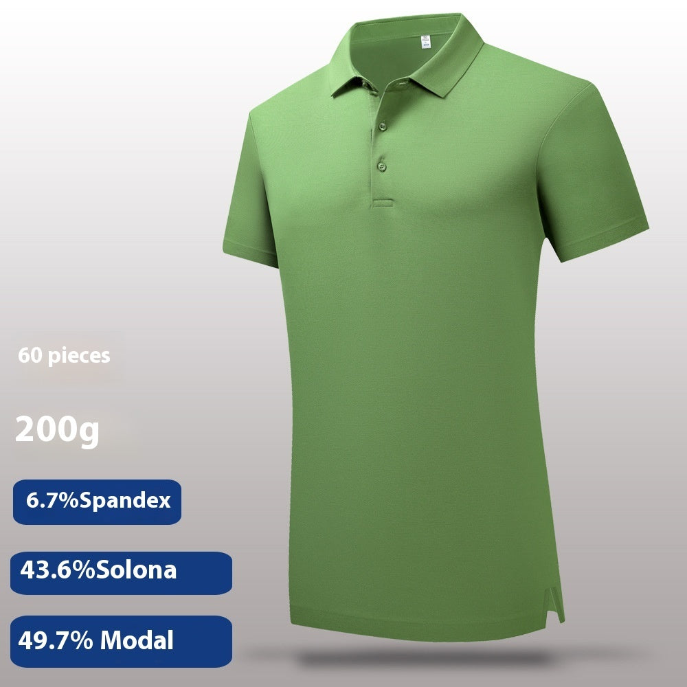 60 Lanjing Modal Lapel Polo Shirt