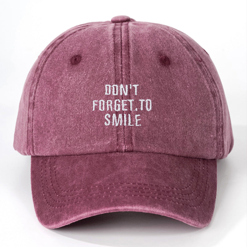 Washed Baseball For Men And Women Sun-poof Peaked Cap