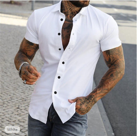 Men's Casual Solid Color Shirt