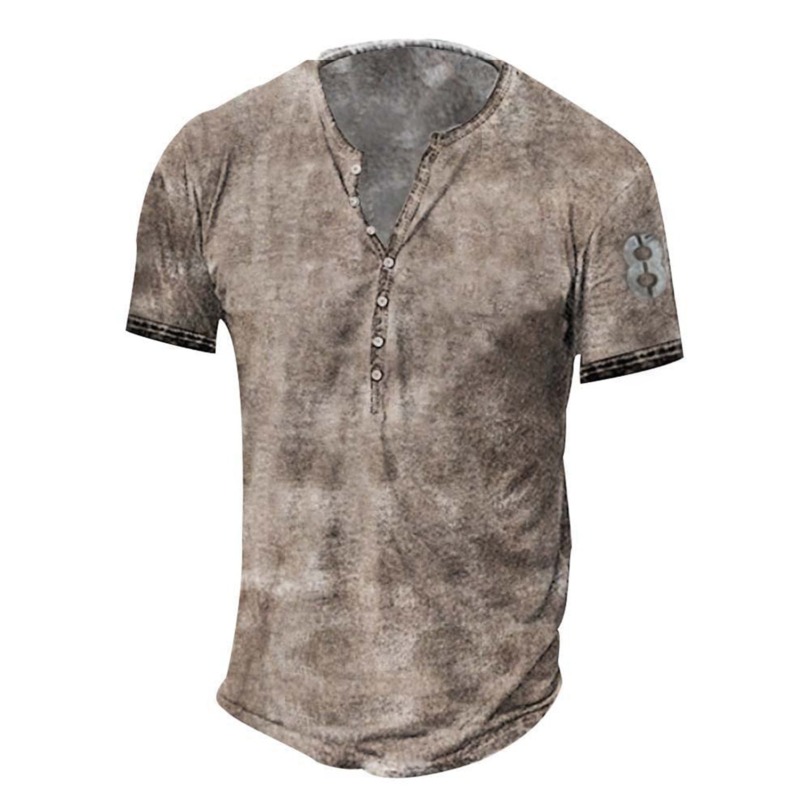 Casual Distressed Youth Short Sleeve Bottoming T-shirt