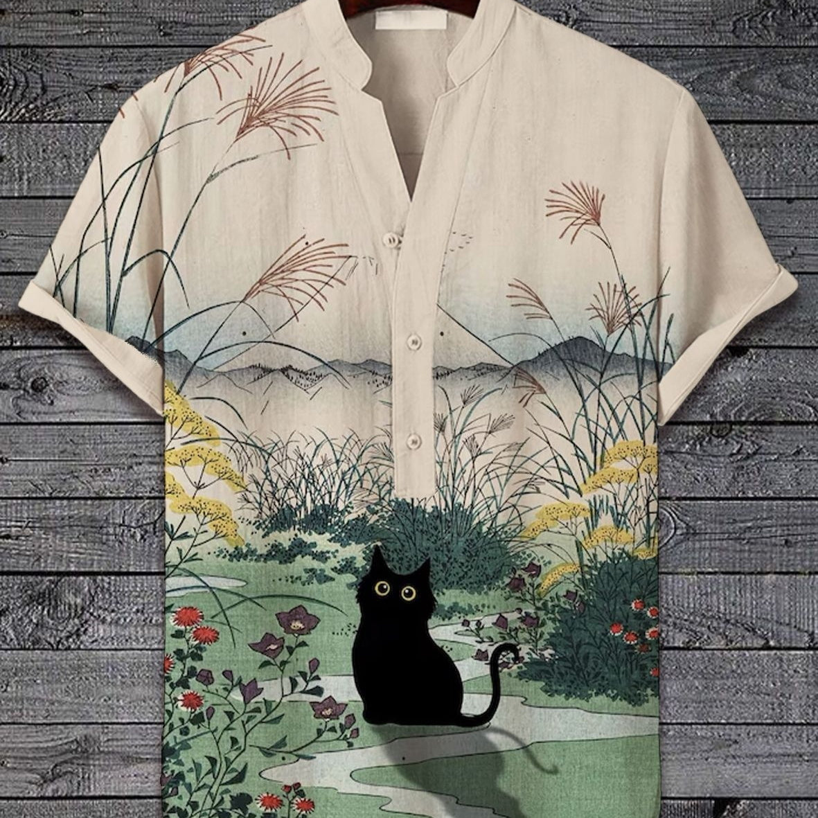 3D Digital Animal Style Short Sleeve Shirt
