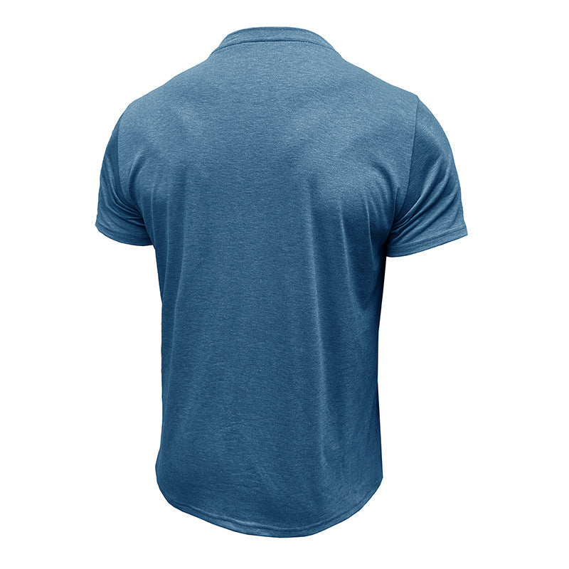 Men's Short-sleeved T-shirt Casual Crew Neck Top