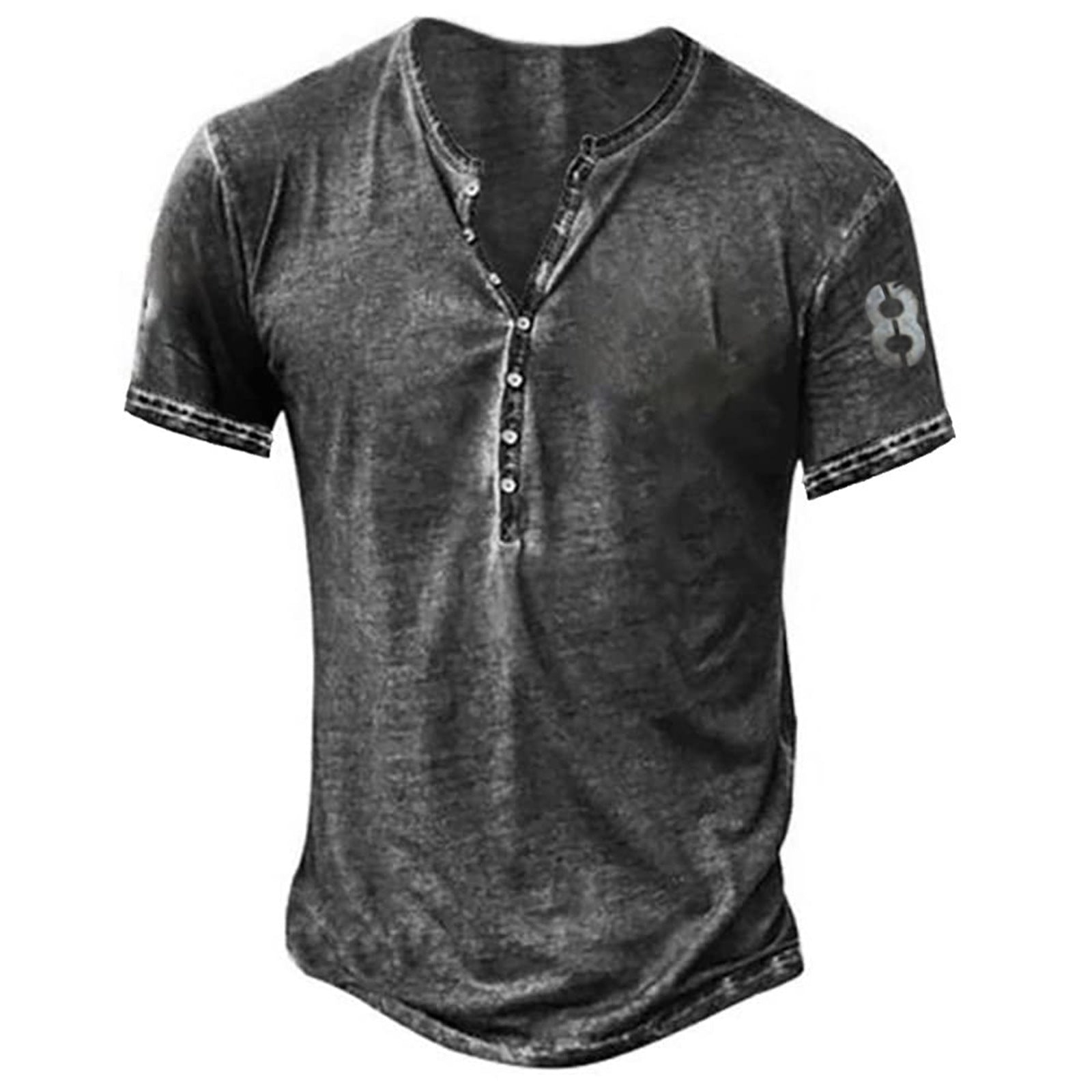 Casual Distressed Youth Short Sleeve Bottoming T-shirt