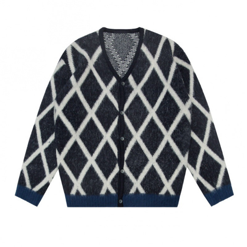 Men's Casual Knitted Cardigan jacket