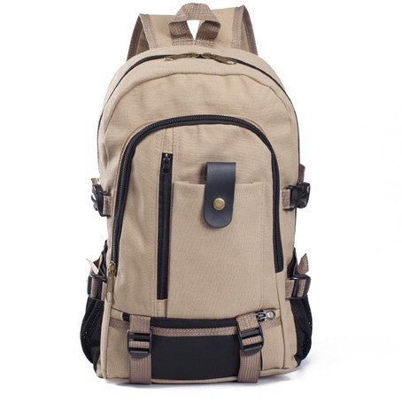 Men's Canvas Backpack Student Bags